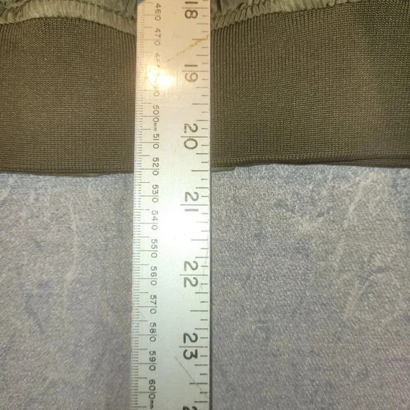 H&M Olive Green "La Vie Est Magique" Girl's Bomber Jacket Size US 10-11Y - Picture 15 of 16